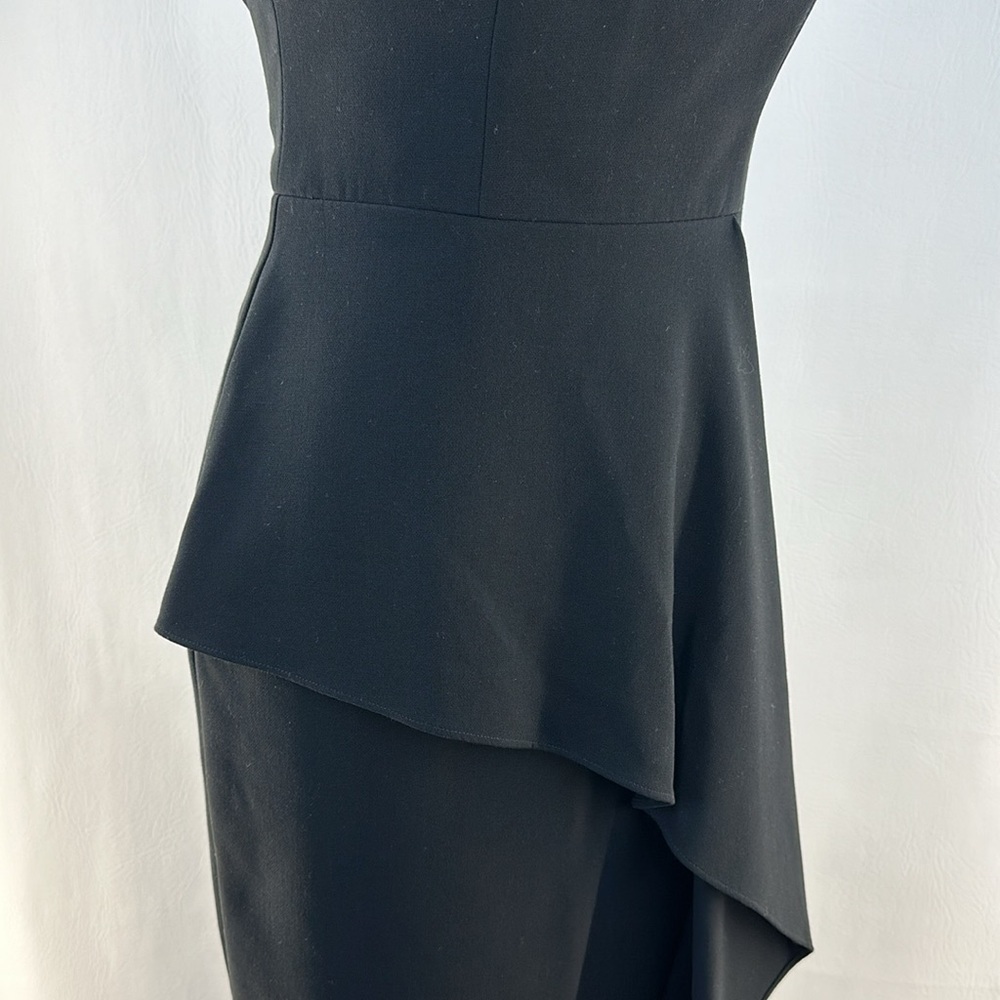Black Halo Pencil With Ruffle Strapless Dress, 2 - Picture 8 of 15